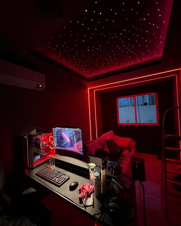 Quarto gamer, depois